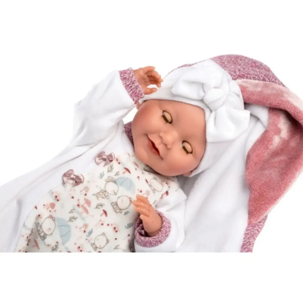 imagen de Llorens: Heidi Llorana muñeca recién nacida de 42cm con manta 4