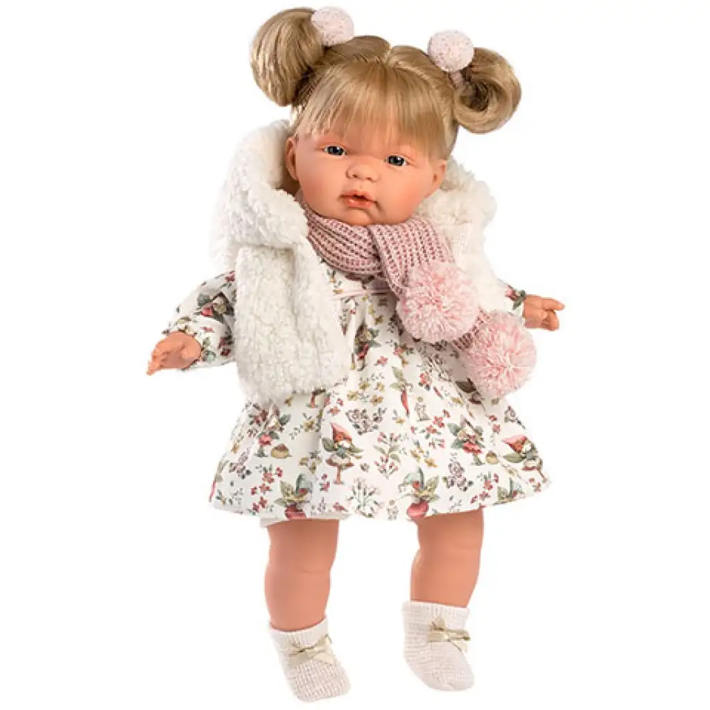 imagen de Llorens: Joelle muñeca llorona de 38cm con vestido de hada 1