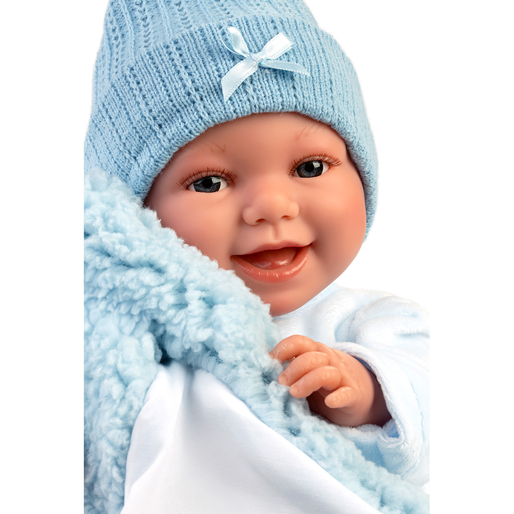 imagen de Llorens: Liam muñeca llorona de 38 cm con saco de dormir 3