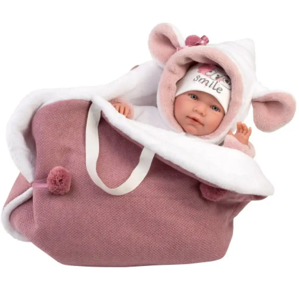 imagen de Llorens: Mimi Llorana 42cm con portabebés 1