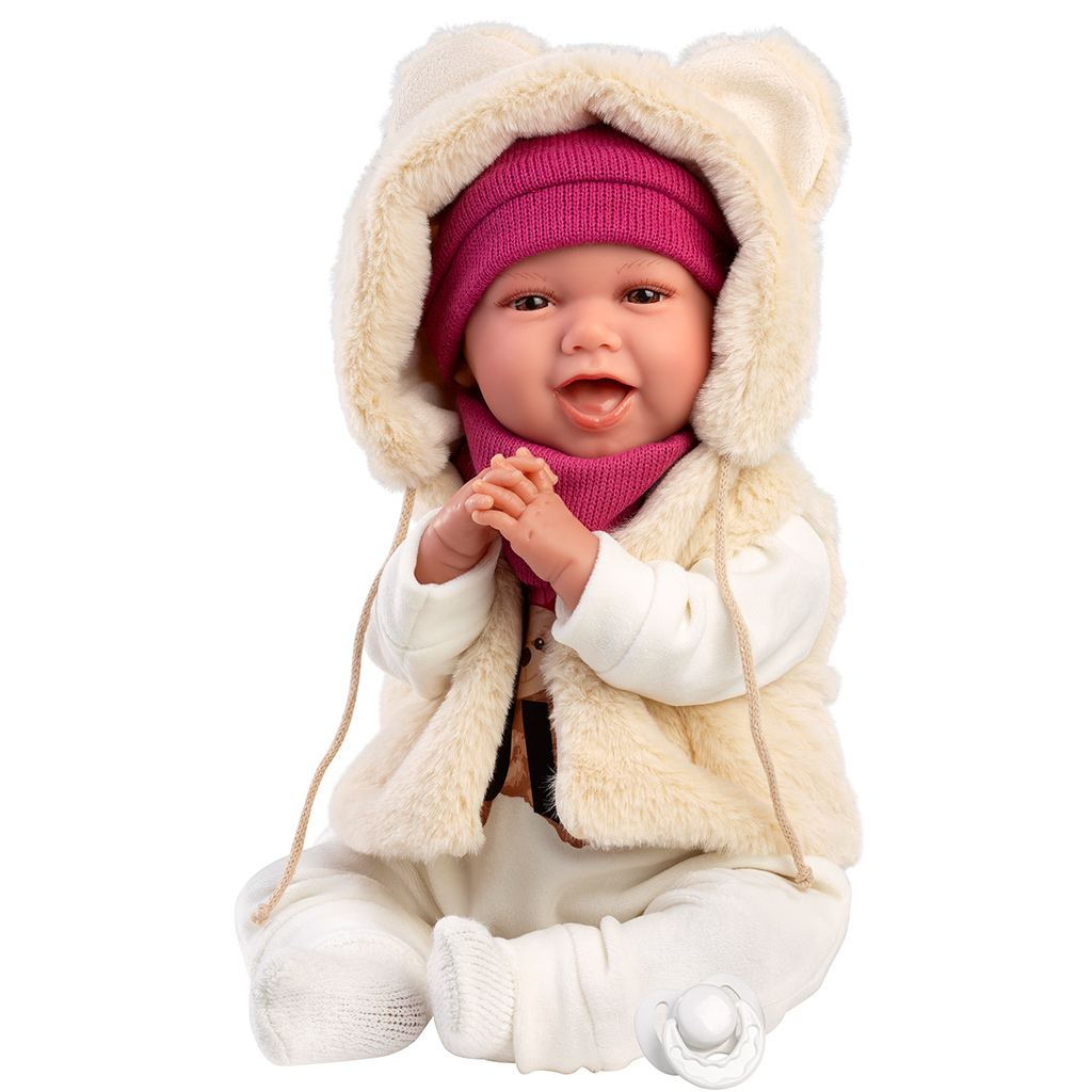 imagen de Llorens: Mimi muñeca llorona de 42 cm en conjunto Love Bear 3