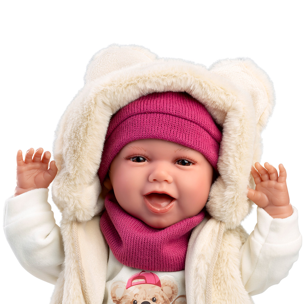 imagen de Llorens: Mimi muñeca llorona de 42 cm en conjunto Love Bear 5