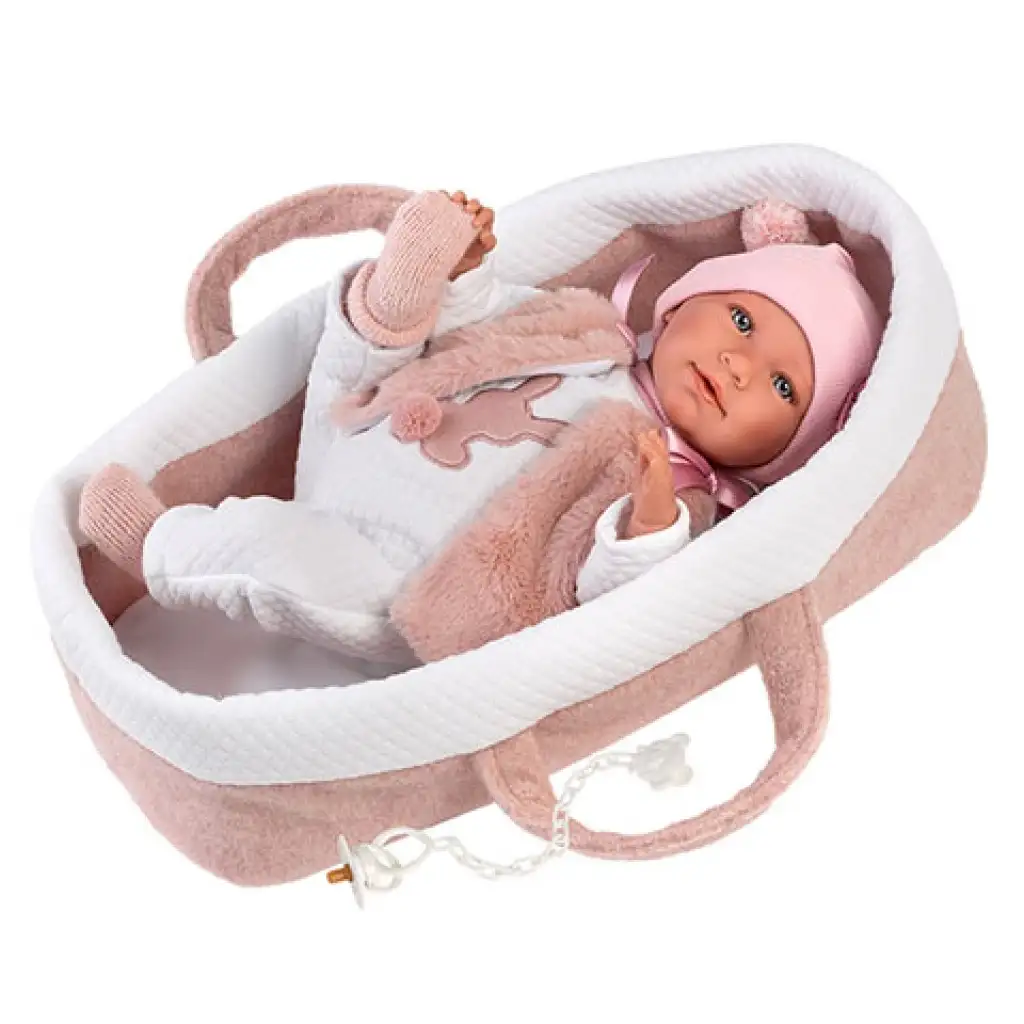 imagen de Llorens: Mimi recién nacida de 40cm con portabebés 1