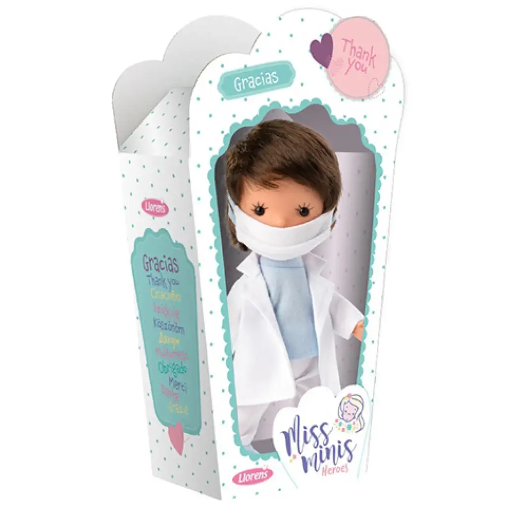 imagen de Llorens: Miss Minis Muñeco Doctor 26cm 1