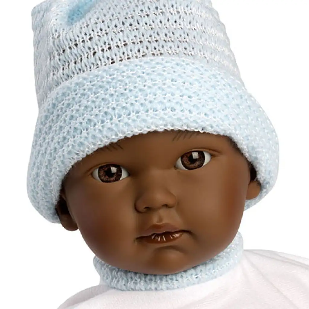 imagen de Llorens: Muñeca afroamericana Cuqui llorona 30 cm 2