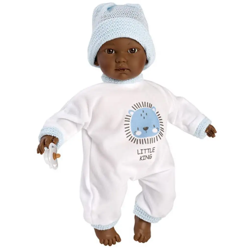 imagen de Llorens: Muñeca afroamericana Cuqui llorona 30 cm 3
