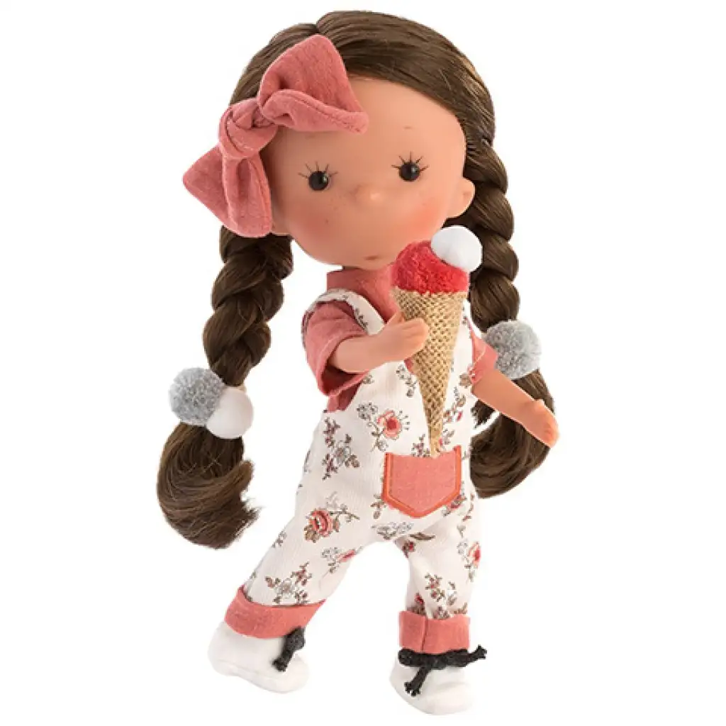 imagen de Llorens: Muñeca Miss Minis Bella Pan de 26cm con helado 1