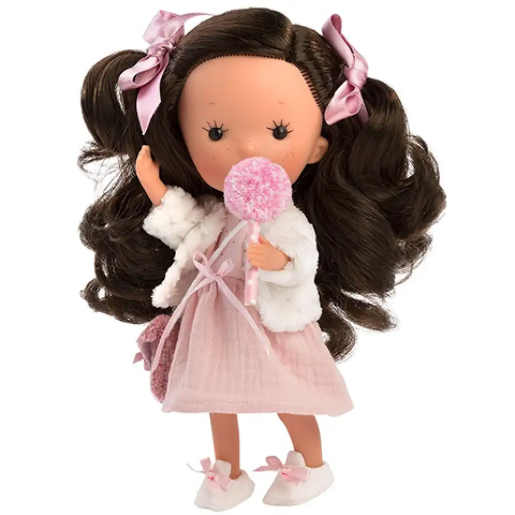 imagen de Llorens: Muñeca Miss Minis Dana Star de 26cm con piruleta 1