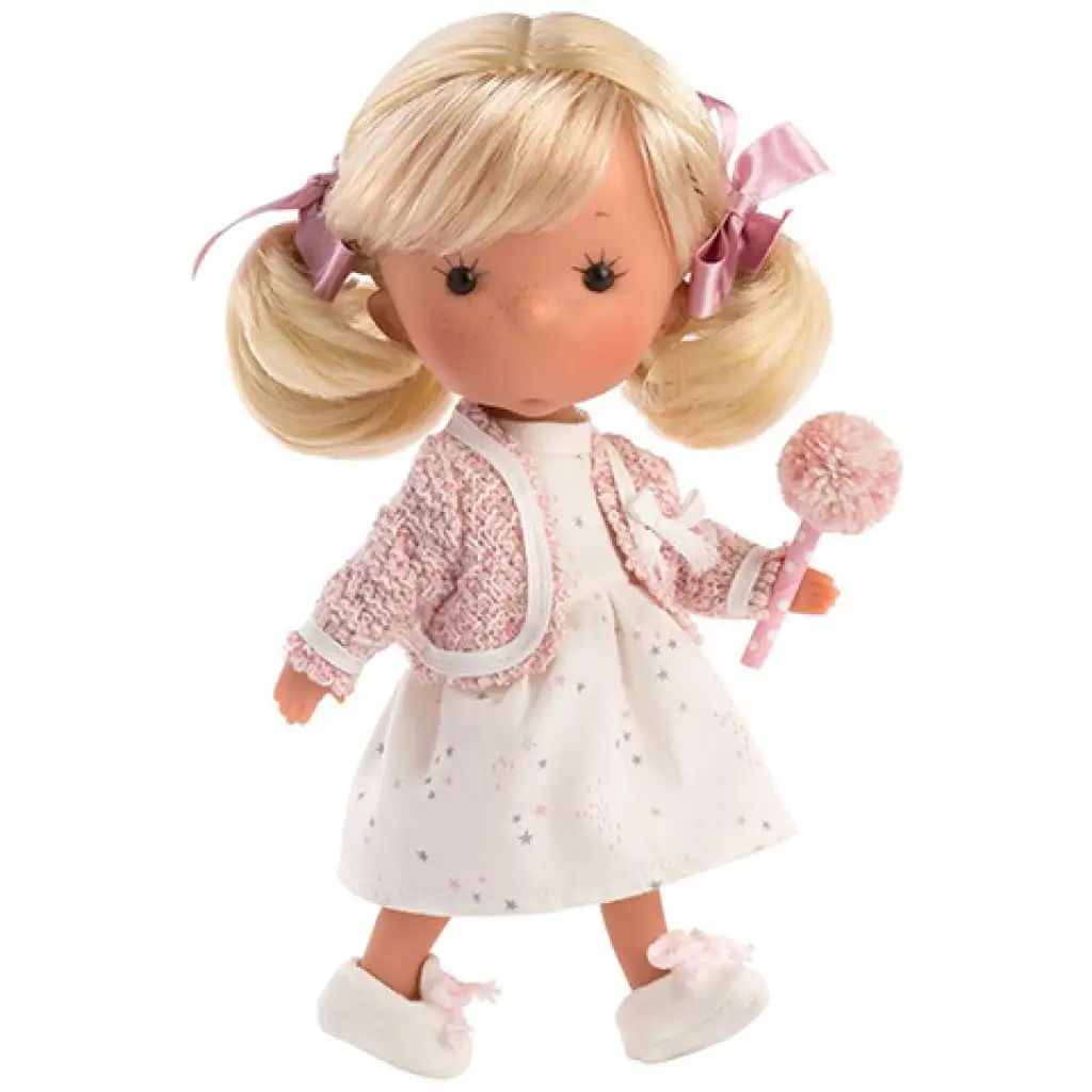 imagen de Llorens: Muñeca Miss Minis Lilly Queen de 26cm con piruleta 1