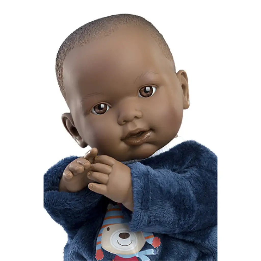 imagen de Llorens: Muñeca Zareb con pijama de peluche y chupete 42cm 4