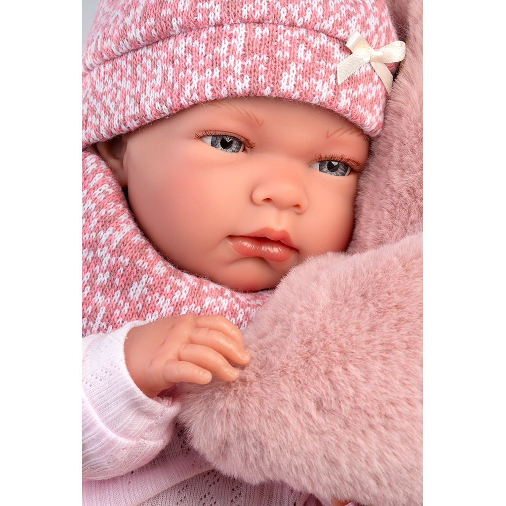 imagen de Llorens: Nica muñeca recién nacida de 40 cm con saco de dormir 3