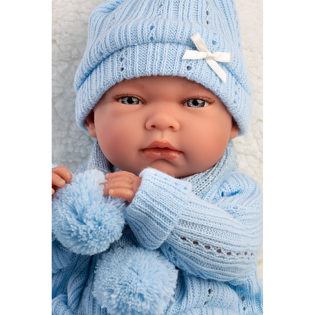 imagen de Llorens: Nico muñeca recién nacida de 40 cm con biberón y almohada 4