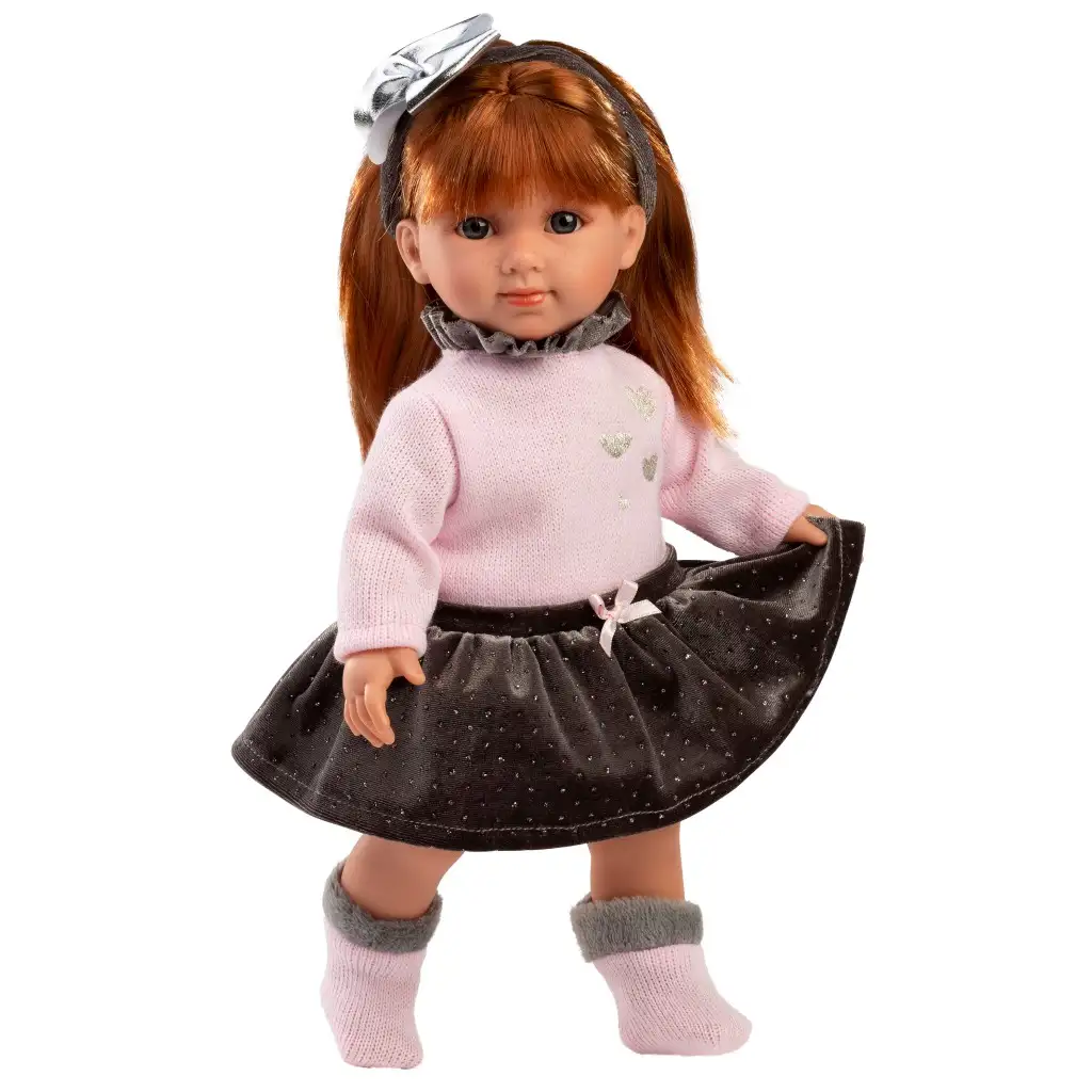 imagen de Llorens: Nicole muñeca de 35 cm en falda negra 2