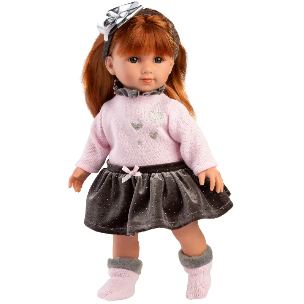 imagen de Llorens: Nicole muñeca de 35 cm en falda negra 1