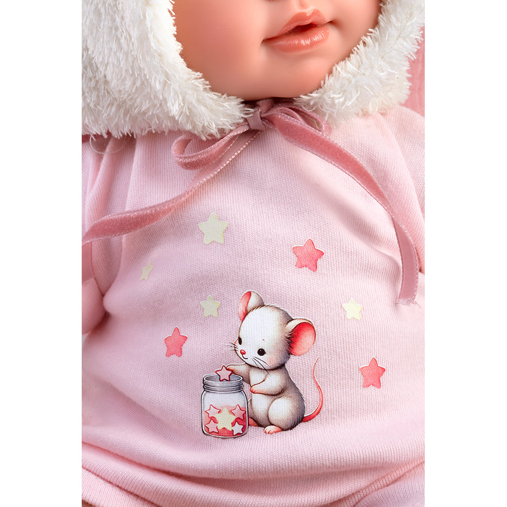 imagen de Llorens: Olivia muñeca llorona de 38 cm con manta 5