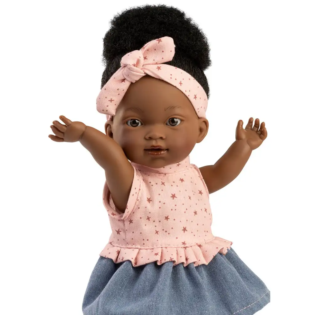 imagen de Llorens: Zoé muñeca de 28 cm con ropa de estrellas 3