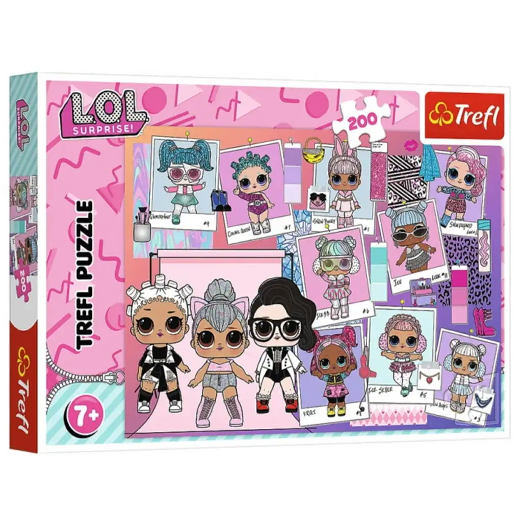 imagen de LOL Surprise: Muñecas adorables puzzle de 200 piezas - Trefl 1