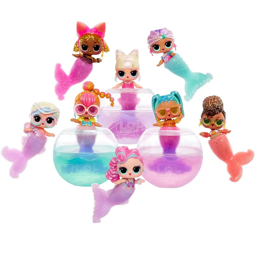 imagen de L.O.L. Surprise: Sorpresa de sirena pequeños hazlo tú mismo con cola de sirena que cambia de color 1ud 4