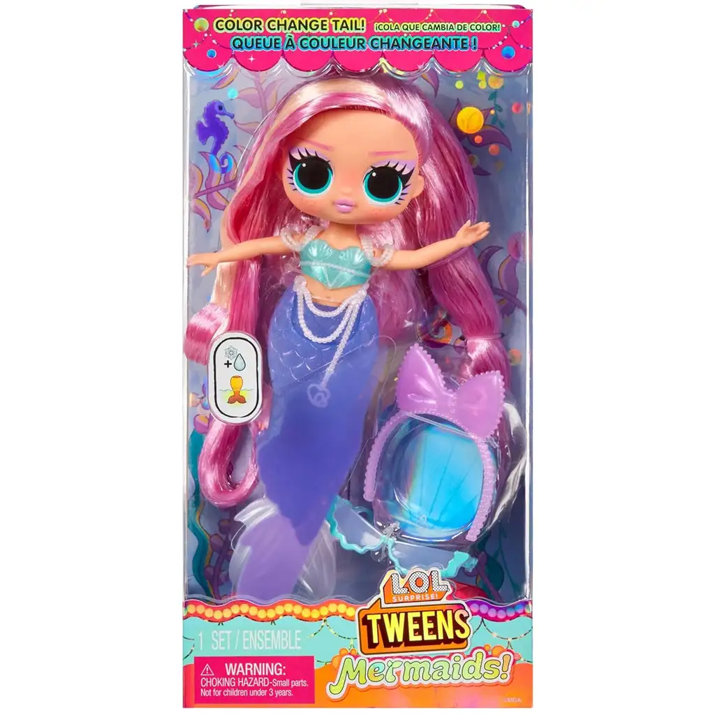 imagen de L.O.L. Surprise Tweens Lola Waves sirena muñeca 1