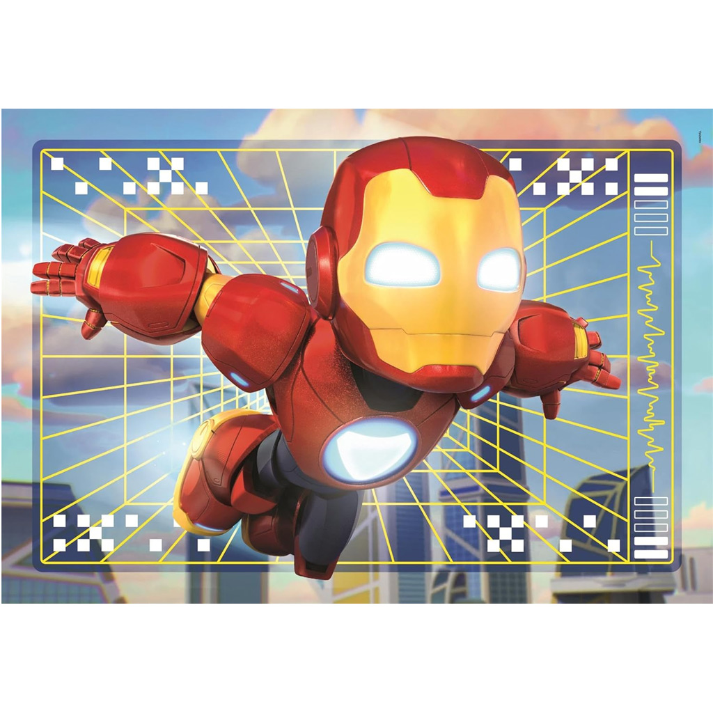 imagen de Los maravillosos amigos de Iron Man 2x20 piezas Supercolor puzzle - Clementoni 2