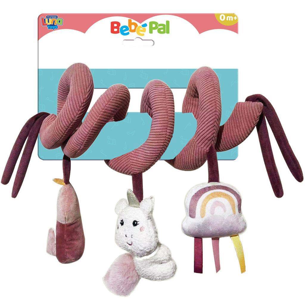 imagen de Luna: Bebé Pal - Espiral unicornio de peluche para bebés 1