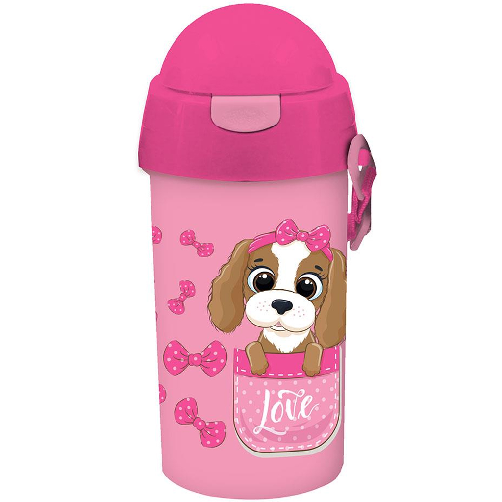 imagen de Luna: Botella de plástico para chicas Must Team en varias versiones 500ml 1ud 2