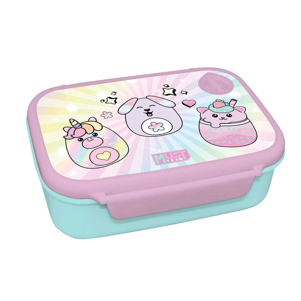 imagen de Luna: Caja de almuerzo de plástico de Must Team para niñas en varias versiones 800ml 1ud 4