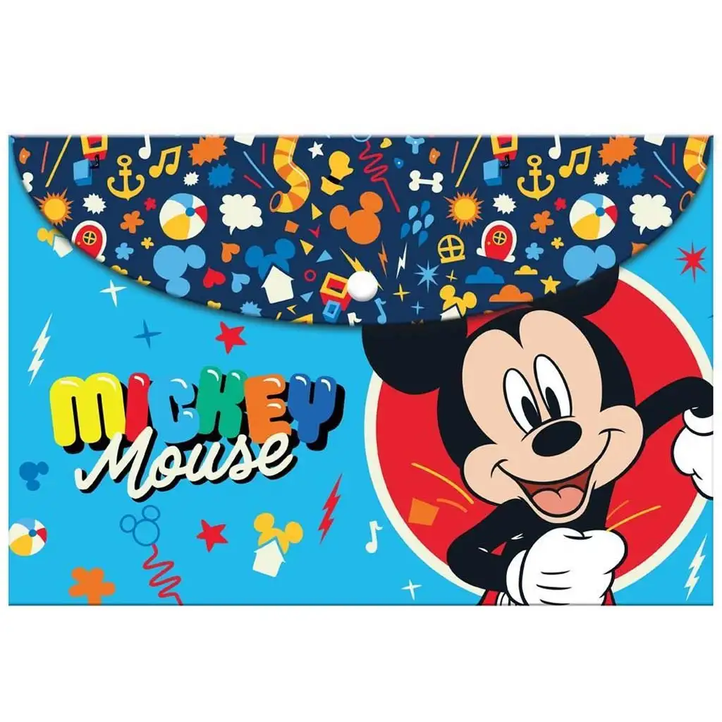 imagen de Luna: Carpeta A4 de Mickey Mouse con broche 1