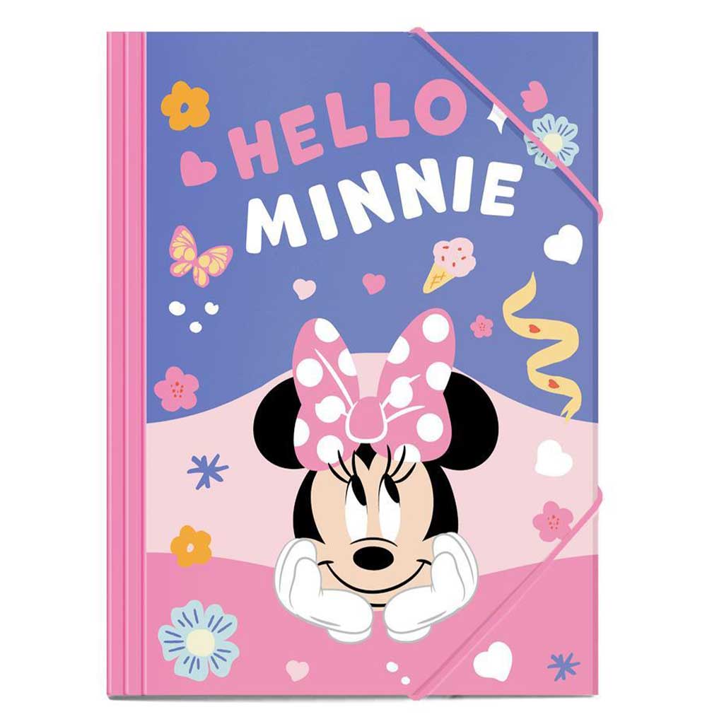 imagen de Luna: Carpeta de goma con diseño de Hello Minnie 25x35 cm 1