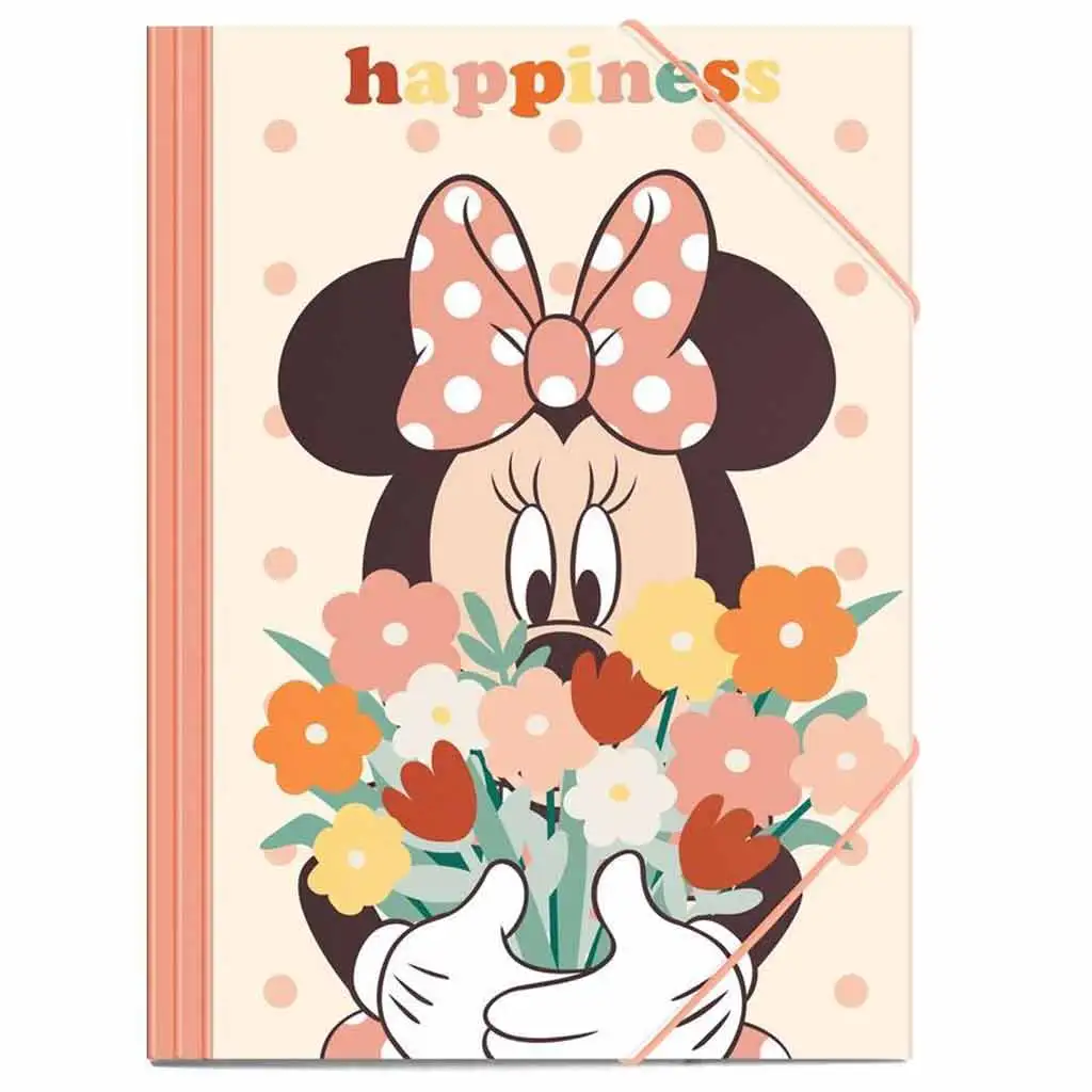imagen de Luna: carpeta de goma de Minnie Mouse para hojas A/4 25x35cm 1
