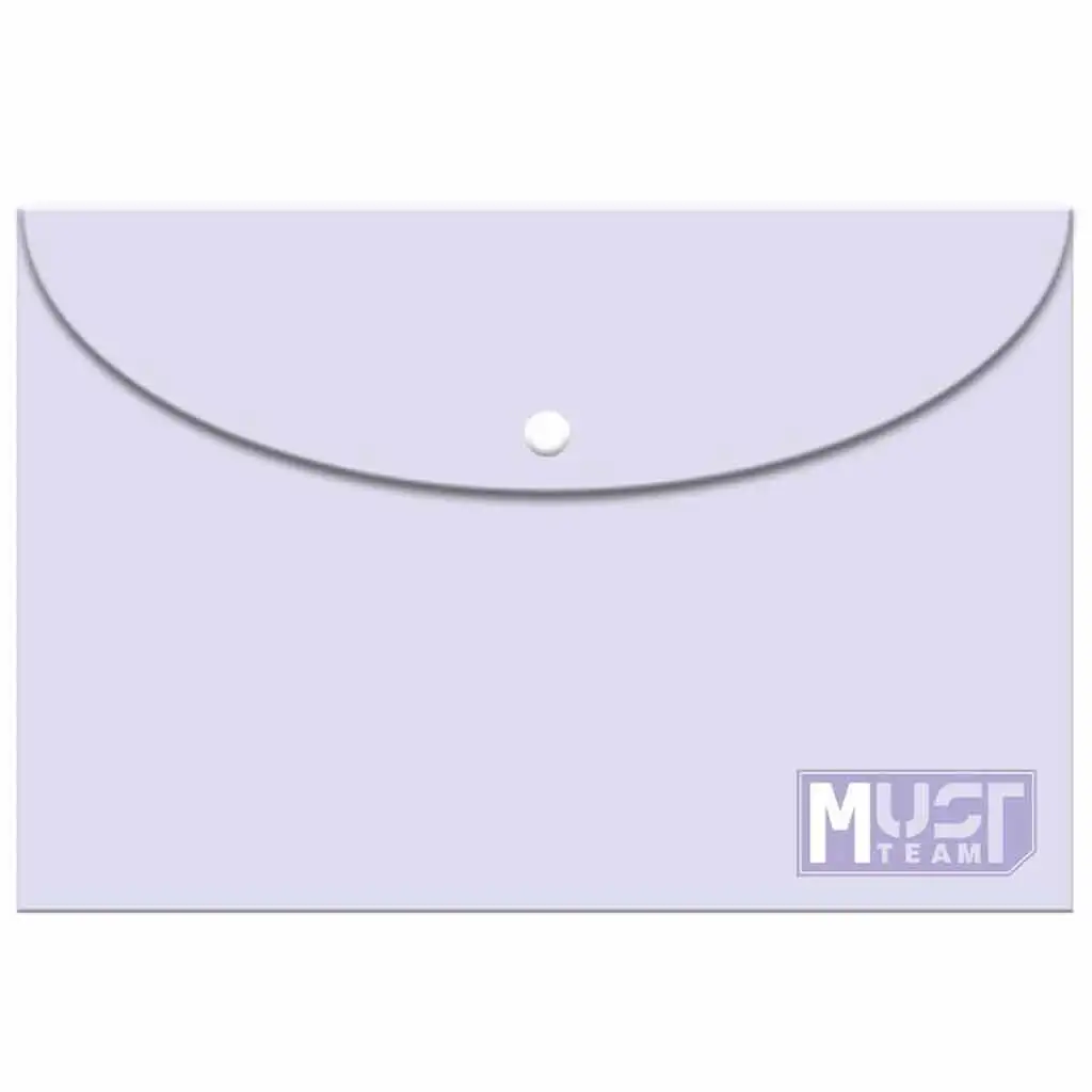 imagen de Luna: Carpeta de plástico de color lila pastel tamaño A/4 1