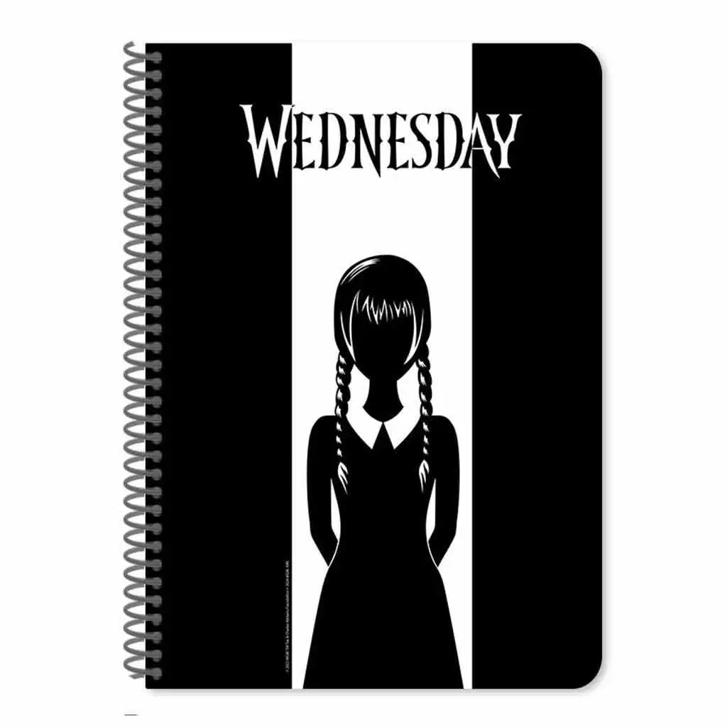 imagen de Luna: Cuaderno espiral de líneas Wednesday A/4 60 páginas en dos versiones 1 unidad 2