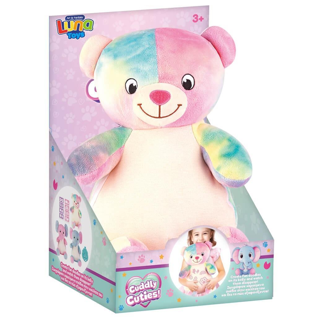 imagen de Luna: Cuddly Cuties oso de peluche coloreable 1