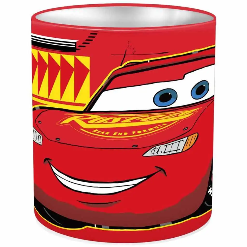 imagen de Luna: Disney Cars - Rayo McQueen soporte de escritorio metálico en forma de cilindro 10x11cm 1