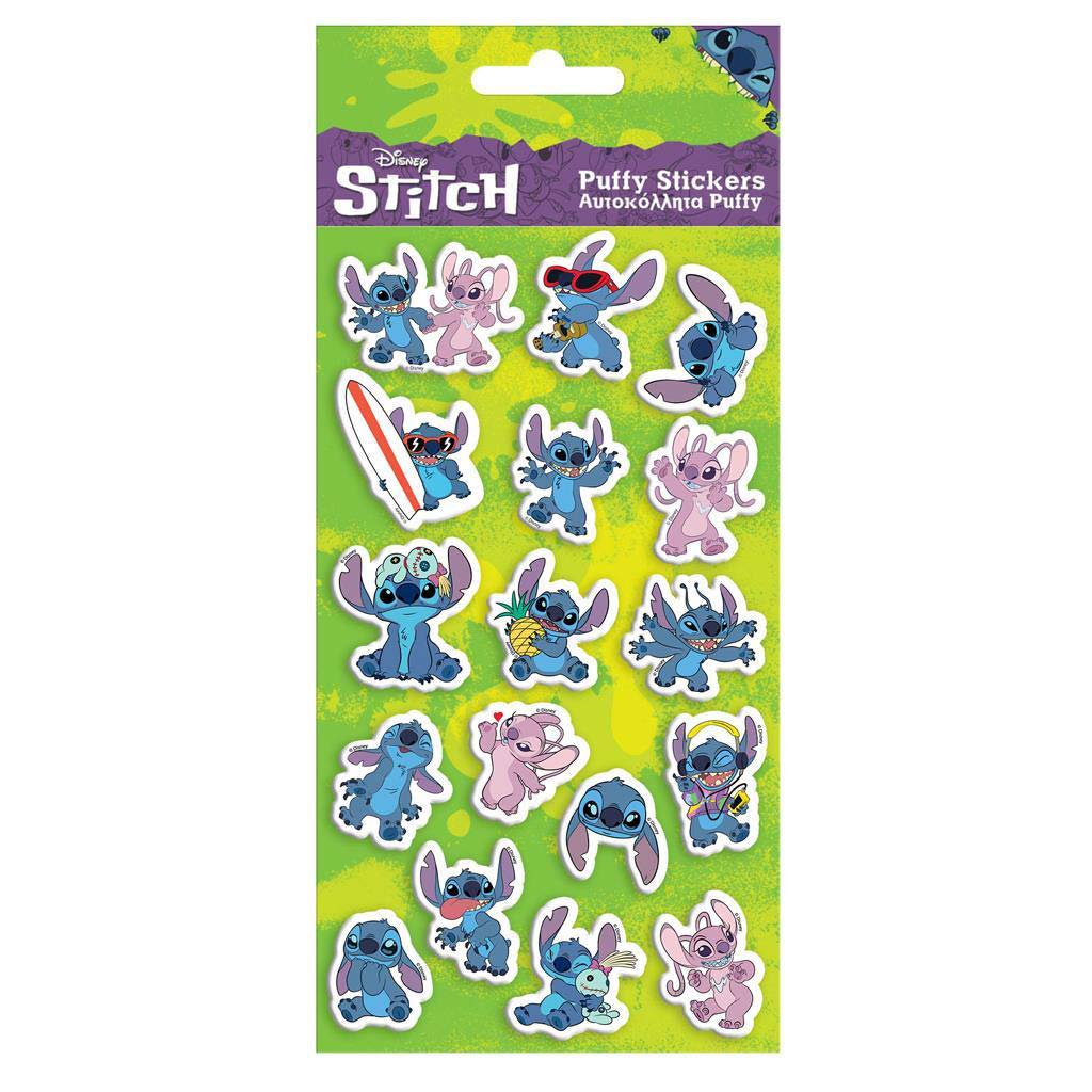 imagen de Luna: Disney Lilo y Stitch set de pegatinas en relieve 10x22cm 1