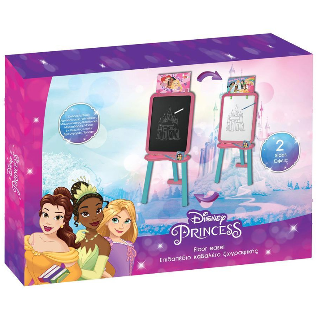 imagen de Luna: Disney princesas 2 en 1 pizarra de pie 56x42x6cm 1