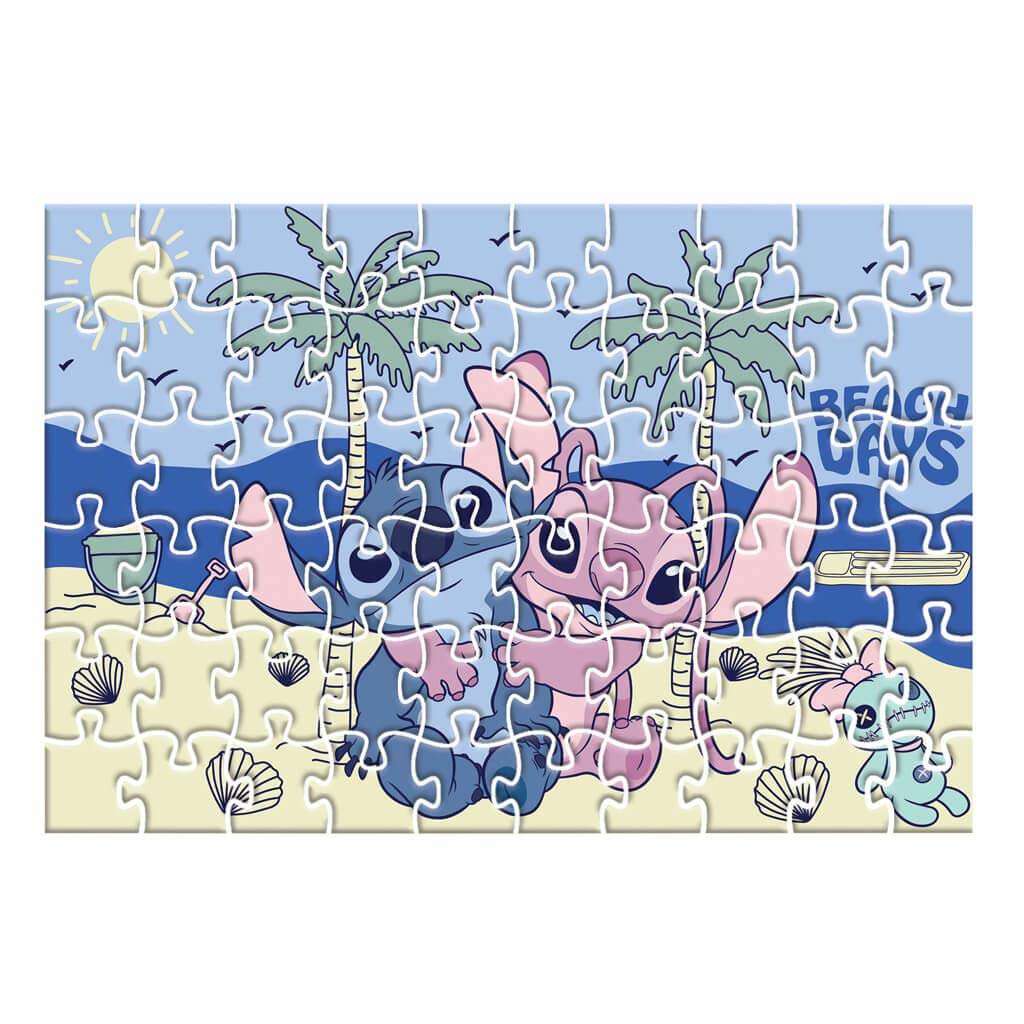 imagen de Luna: Disney Stitch 2 en 1 puzzle de 60 piezas y figura de Stitch 3