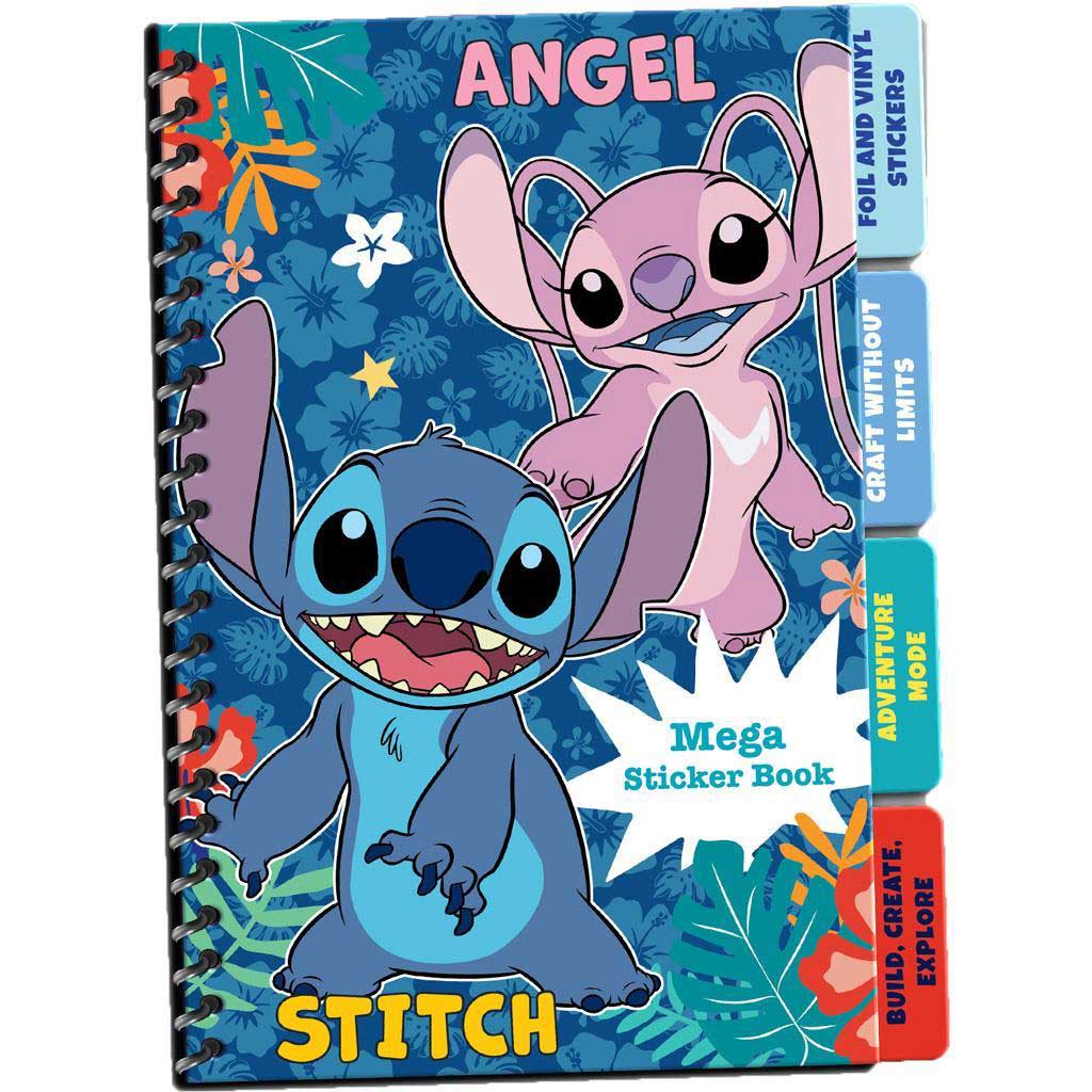 imagen de Luna: Disney Stitch Mega cuaderno de pegatinas 1