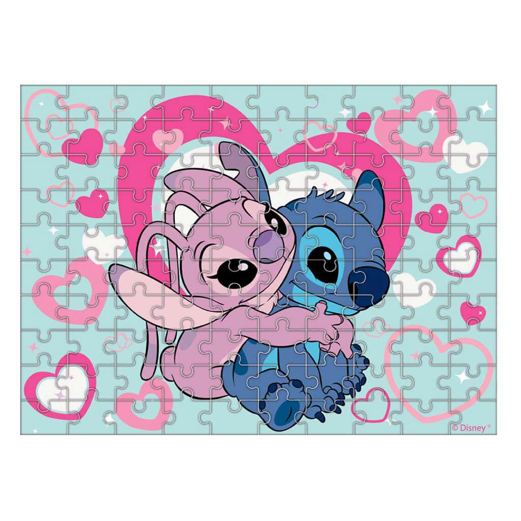 imagen de Luna: Disney Stitch rompecabezas de 100 piezas que brilla en la oscuridad 2