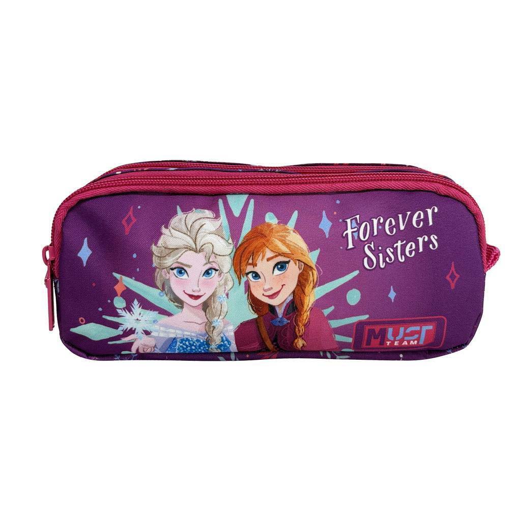 imagen de Luna: Estuche cilíndrico de 2 niveles de Frozen 21x6x9cm 1