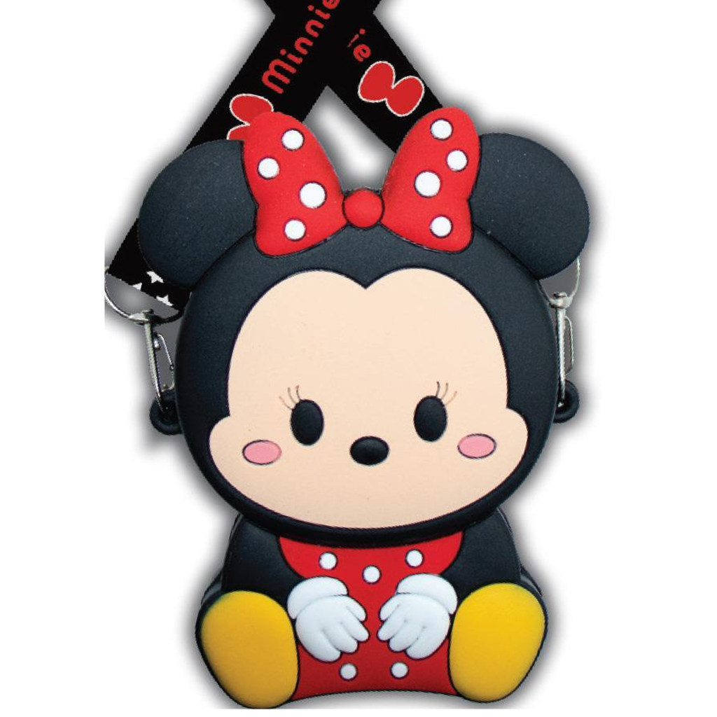 imagen de Luna: figura 3D de Minnie Mouse con monedero y correa 1