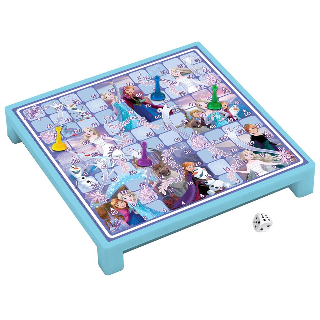 imagen de Luna: Frozen 2 - Juego de mesa 2 en 1 – Cuatro en raya y Serpientes y escaleras 2