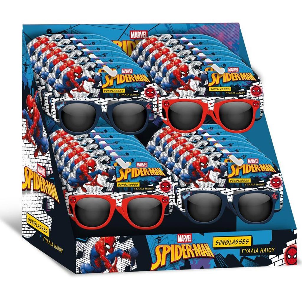 imagen de Luna: Gafas de sol con diseño de Spiderman en 2 versiones 1ud 1