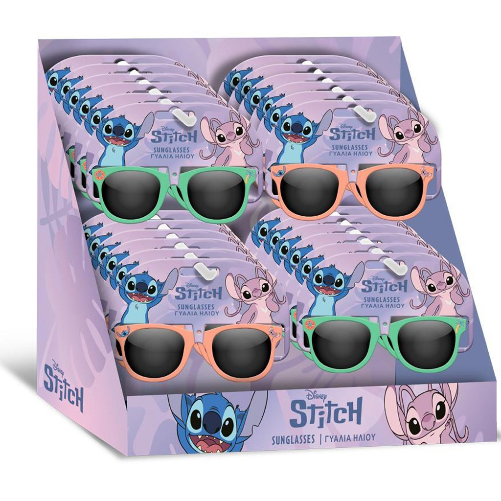 imagen de Luna: Gafas de sol con estampado de Stitch y Angel en 2 versiones 1ud 1