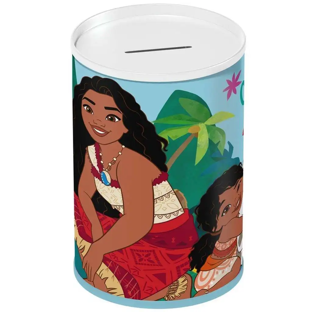 imagen de Luna: Hucha de metal Vaiana 2 llena de aventuras 10x15cm 1