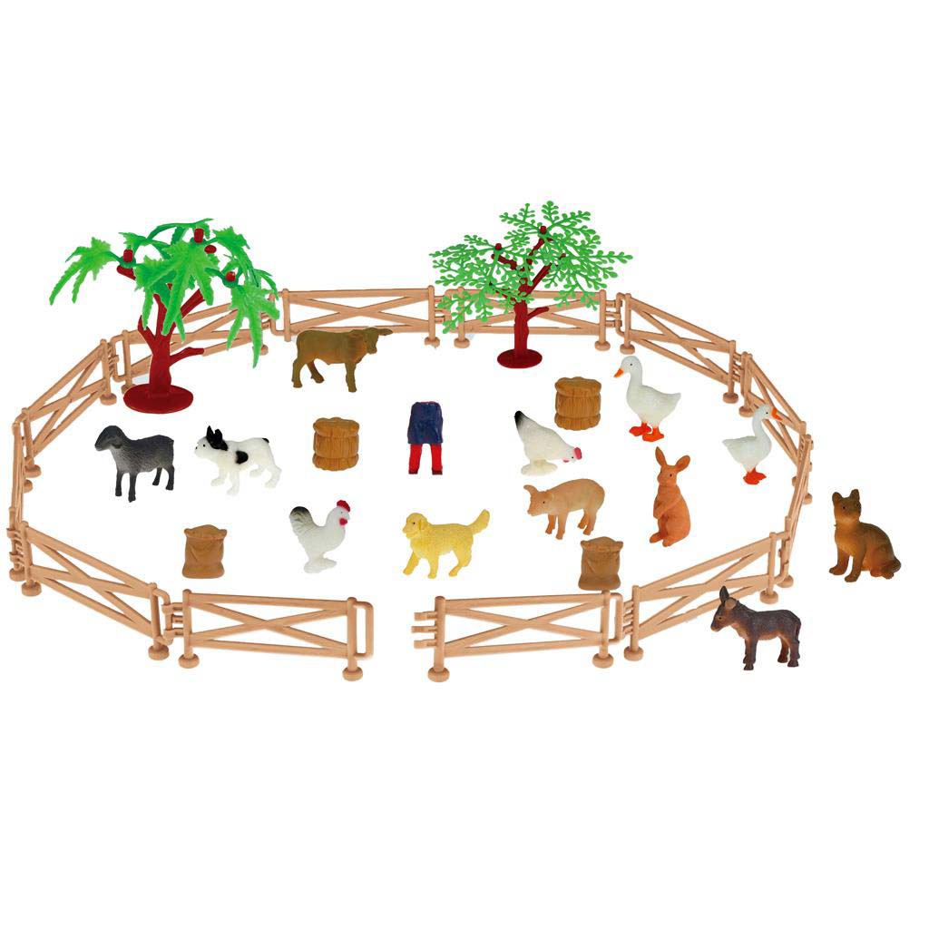 imagen de Luna: Jasper Land Granja conjunto de juguetes de animales 34 piezas 2