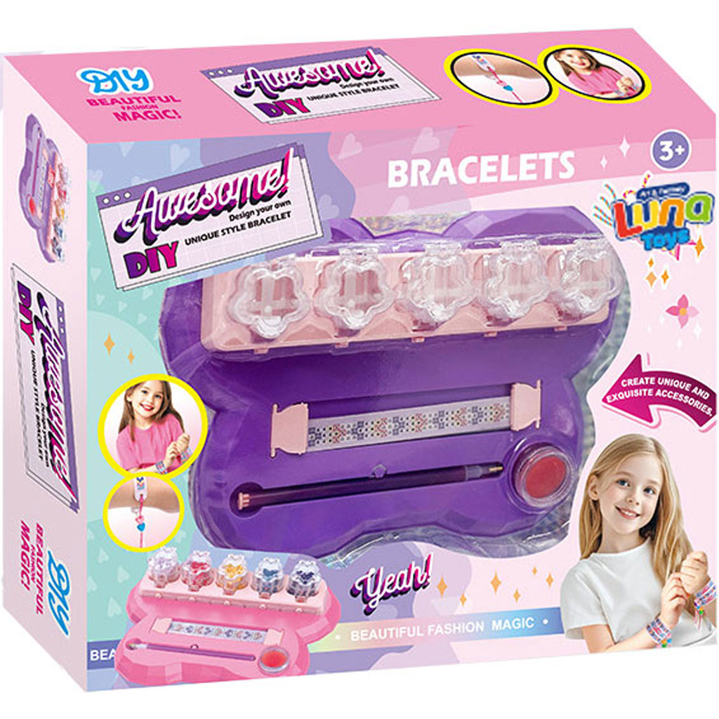imagen de Luna: Kit creativo para hacer pulseras de diamantes DIY 1