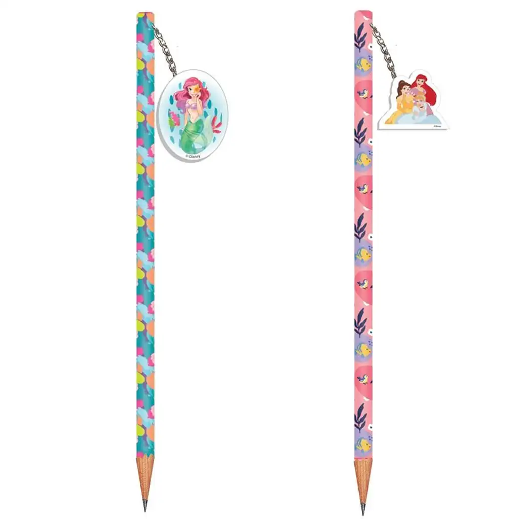 imagen de Luna: Lápiz de grafito de Disney Princesas con goma de borrar, en dos versiones 1ud 1