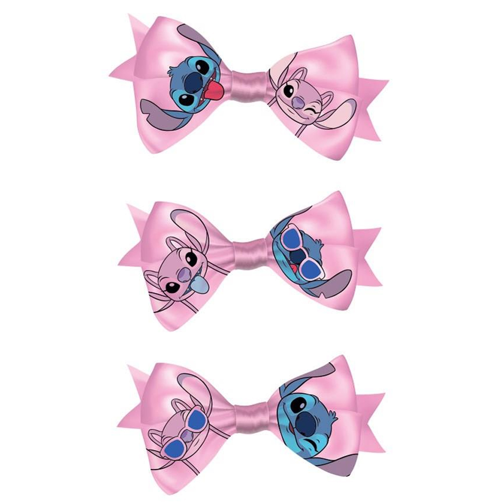 imagen de Luna: Lilo & Stitch set de 3 horquillas con lazo 2