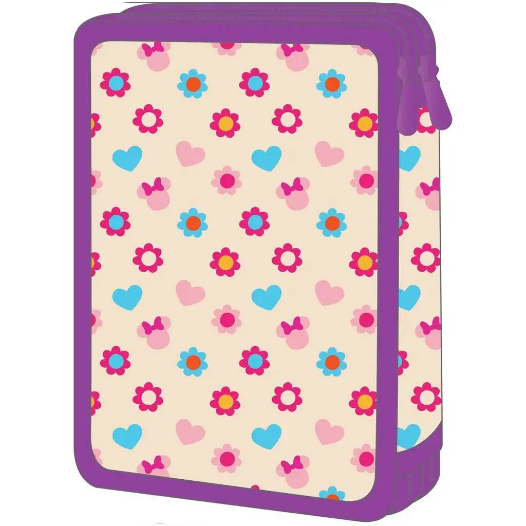 imagen de Luna: Minnie Love estuche de lápices de 2 niveles 2